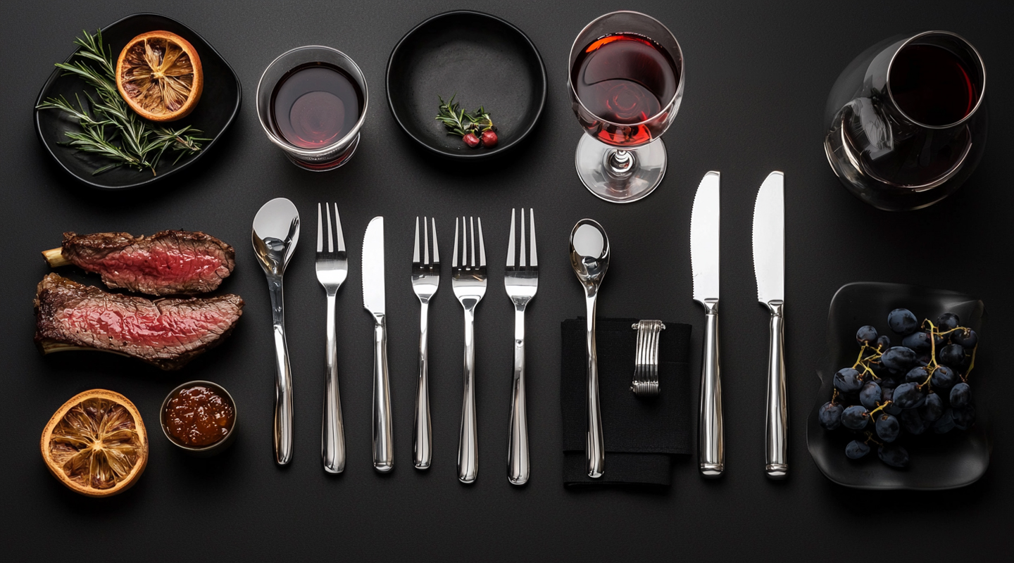silverware set for 4